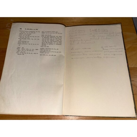 El Español Al Día Book One Hardcover Spanish Language Textbook 1956 Laurel Turk - Picture 16 of 16